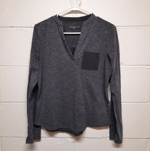 PrAna Breathe Gray Top | Small